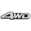 Шильдик металлопластик SW "4WD" 125*35мм