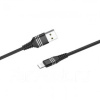 Кабель MicroUSB 2,4А 1.2м HOCO U42 черн.