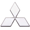 Эмблема хром Mitsubishi (128x110мм) ME-006 ACS-EMMITS4004
