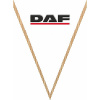 Вымпел треугольный DAF фон белый (260х200) цветной  (уп.1шт) SKYWAY