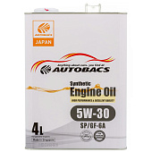 AUTOBACS ENGINE OIL SYNTHETIC 5W30 (SP/GF-6A) синт 4 л (Сингапур)  136459/A00032428