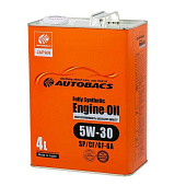 AUTOBACS ENGINE OIL FS 5W30 (SP/CF) синт 20л (Япония) розлив 135697