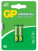 Батарейка R03 GP AAA 24G Green cell 1 шт 106193