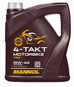 MANNOL MOTORBIKE 4-Takt 10W40 SL/JASO MA/MA2 синт/масло 4L 1963