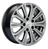 Диск литой 6.5x16 5x114.3 ET45 dia 60.1 KHOMEN KHW1610 (16_Corolla) GRAY-FP KHW101802