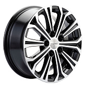 Диск литой 6.5x16 5x114.3 ET40 dia 66.1 KHOMEN KHW1611 (16_ZV Qashqai) BLACK-FP KHW102232