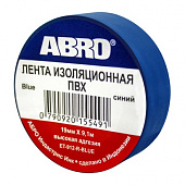 Изолента 19ммx9,1м син. ABRO  ET-912-BL