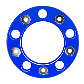 Колпак колеса декор. 22,5 пластик перед. СИНИЙ Дакар пуст. 1шт.  121774