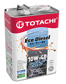 TOTACHI Eco Diesel 10W40 CK-4/СJ-4/SN п/синт/масло 4L E1304
