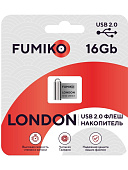 Карта памяти 16GB FUMIKO LONDON  серебро USB 2.0