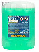 Антифриз зеленый AG13 (-40) 10л MANNOL MEG  2047/4013