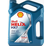 SHELL Helix HX7 5W40 п/синт/масло 4L  12336
