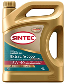 SINTEC EXTRALIFE 7000 5W40 A3/B4 синт/масло 4L  600254