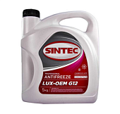 Антифриз красный G12 (-45) 5кг SINTEC Lux-OEM  990560