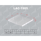 Фильтр салона LYNX LAC1905