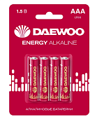 Батарейка LR03 DAEWOO Energy Alkaline AAA  LR03EA-2B