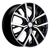 Диск литой 7.0x18 5x114.3 ET45 dia 66.1 KHOMEN KHW1806 (Nissan X-TRAIL/JUKE) BLACK-FP KHW103347